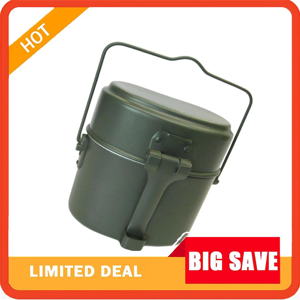 Camping Cooking Box Set - 3Pcs/Set Lunch Box Aluminum Pot and