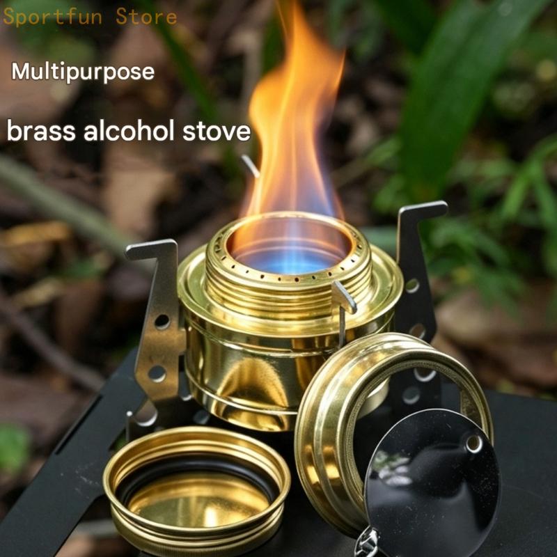 Camping Cooking Alcohol - Camping Brasses Alcohols Stove for Trail