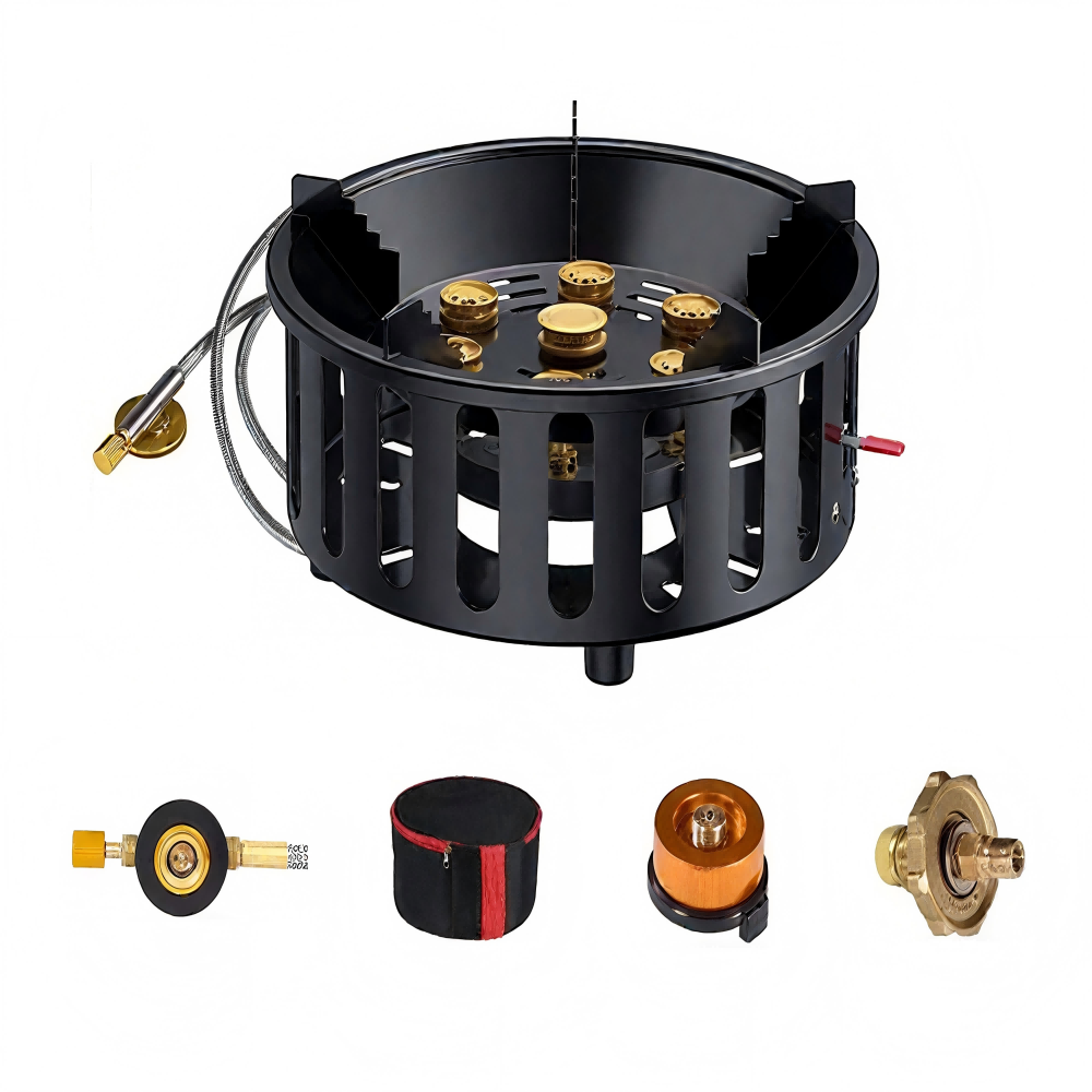 Camping Cooking Hob - High-Power 7-Core 21000W Portable Camping Stove