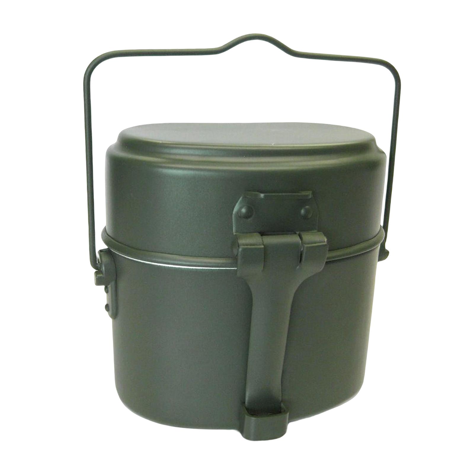 Camping Cooking Box Set - Camping Mess Tin Kit Thick Aluminum
