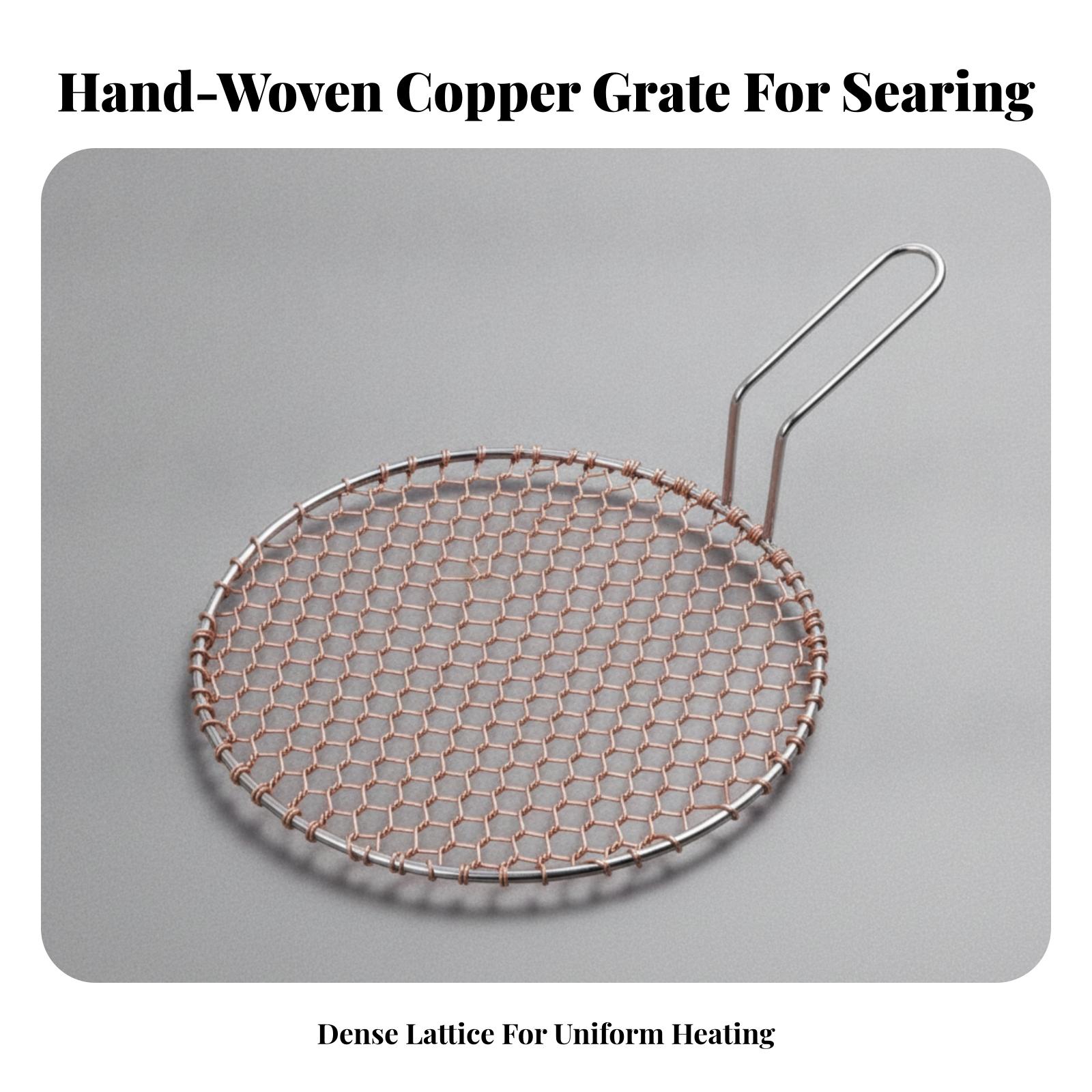 Portable Copper Mesh Round Gri - огляд і ціна Camping With Cooking
