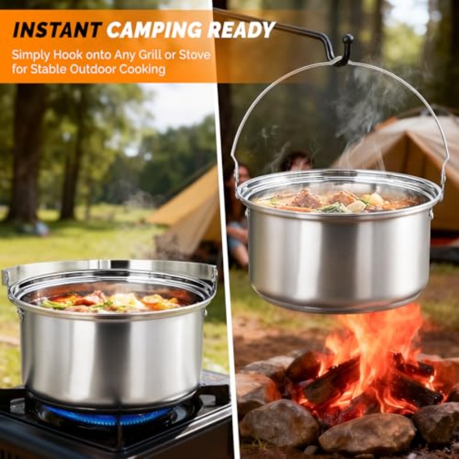 Camping Cookware Set, Lightwei - огляд і ціна Nesting Camping Cooking Set