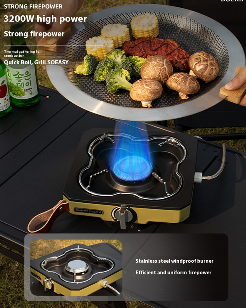 Buerk Desktop Outdoor Gas Stov - огляд і ціна Camping Cooking Propane