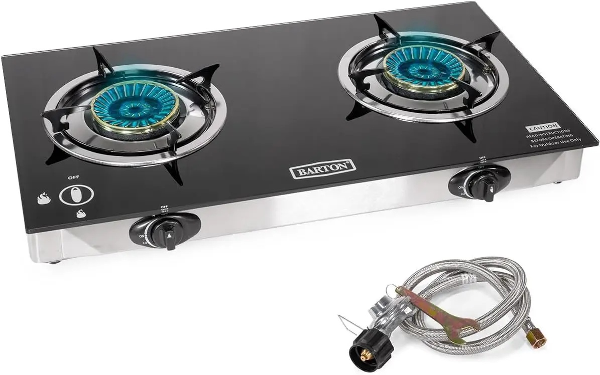 2 Burner Propane Gas Stove, 25 - огляд і ціна Camping Cooking Propane