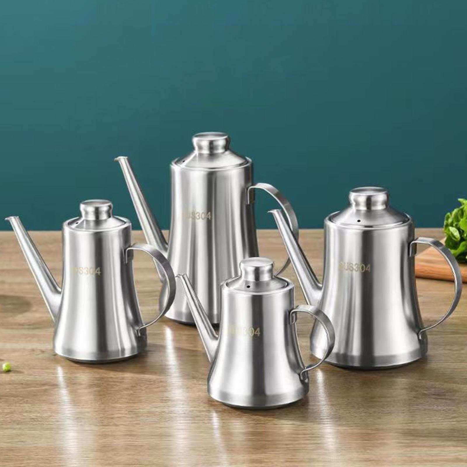 Stainless Steel Oil Dispenser  - огляд і ціна Camping Cooking Oil Container