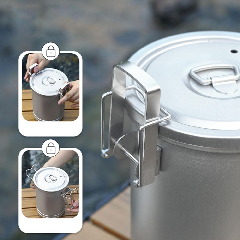 Camping Cooking Nested Pot Set - огляд і ціна Nesting Camping Cooking Set