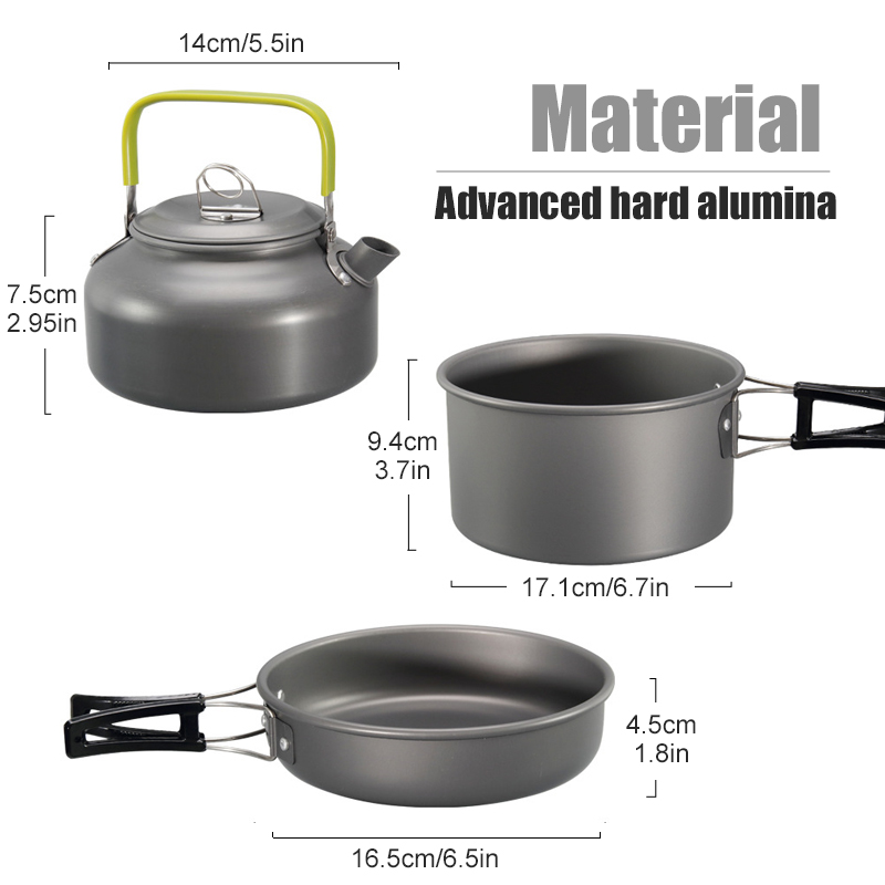 WESTTUNE Camping Cookware Kit  - огляд і ціна Campfire Cooking Anime