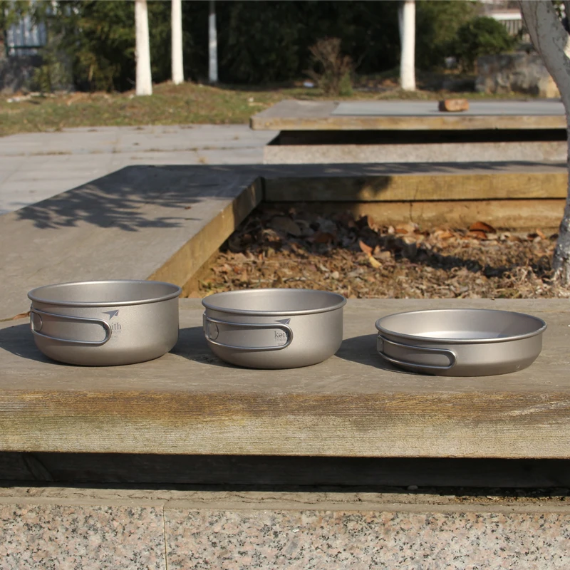 Keith 3PCS Titanium Cookware P - огляд і ціна Campfire Cooking Anime