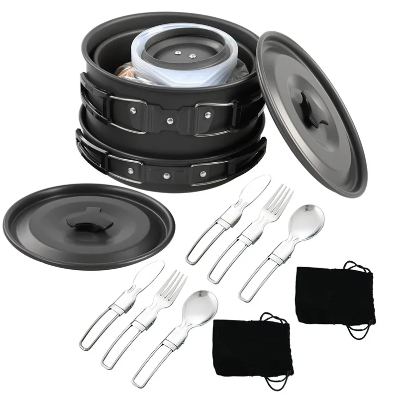 Portable Camping Cookware Set  - огляд і ціна Nesting Camping Cooking Set