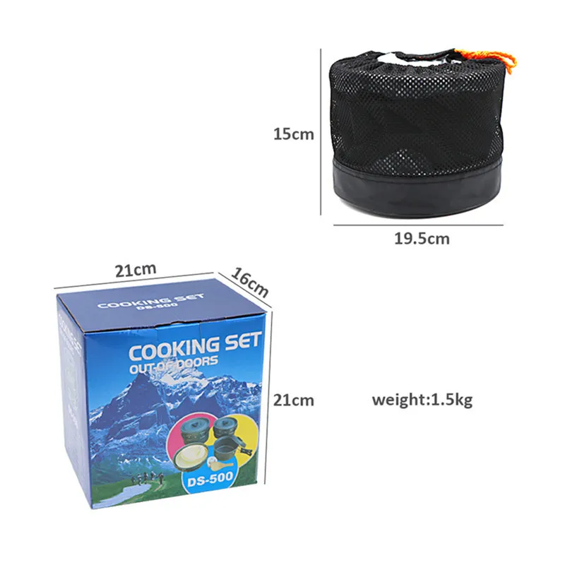 Portable Camping Cookware Set  - огляд і ціна Nesting Camping Cooking Set