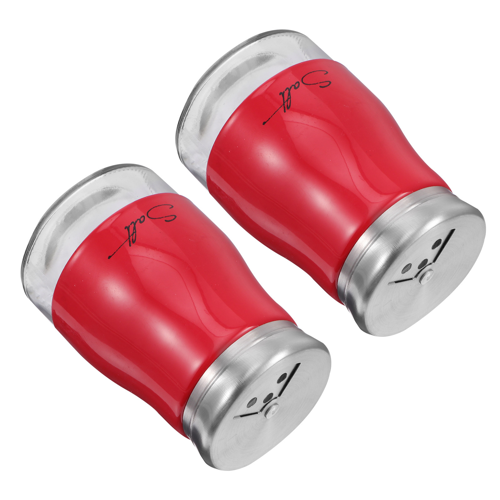 2Pcs Glass Salt Shaker Set Sta - огляд і ціна Camping With Cooking