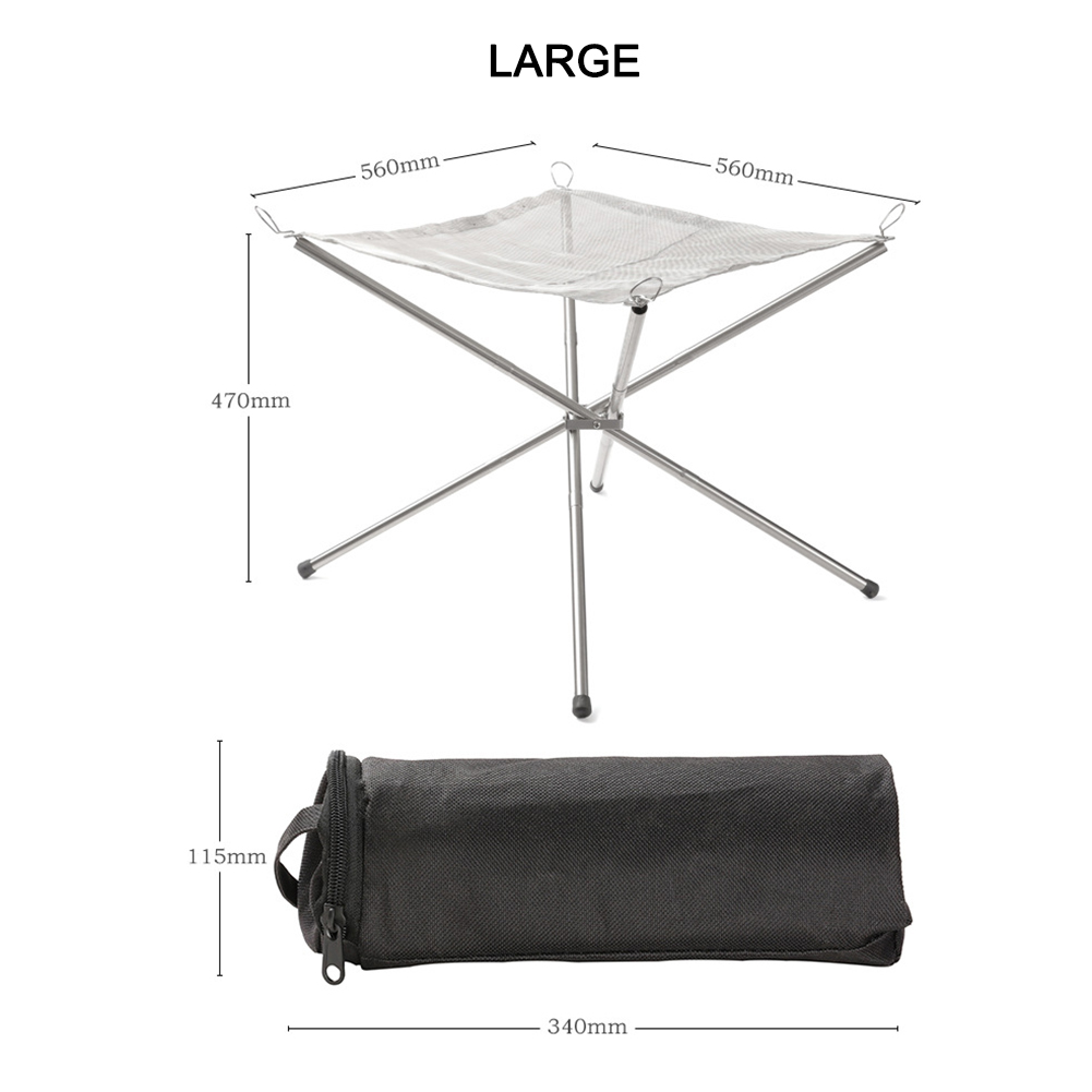 Portable Camping Fire Pit Gril - огляд і ціна Camping Cooking Grate