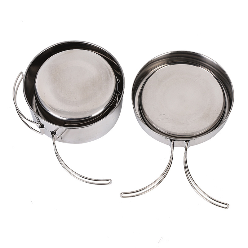 CLS 4-Piece Stainless Steel Ca - огляд і ціна Nesting Camping Cooking Set