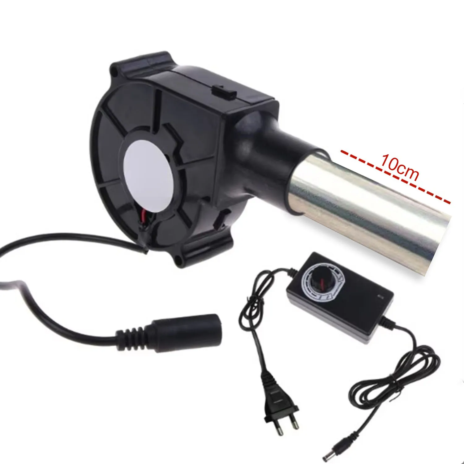 220V BBQ Fan Small Blast Engin - огляд і ціна Camping Cooking Tools