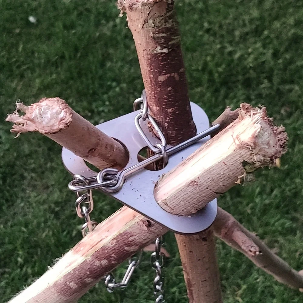 Stainless Steel Camping Tripod - огляд і ціна Camping Cooking Equipment