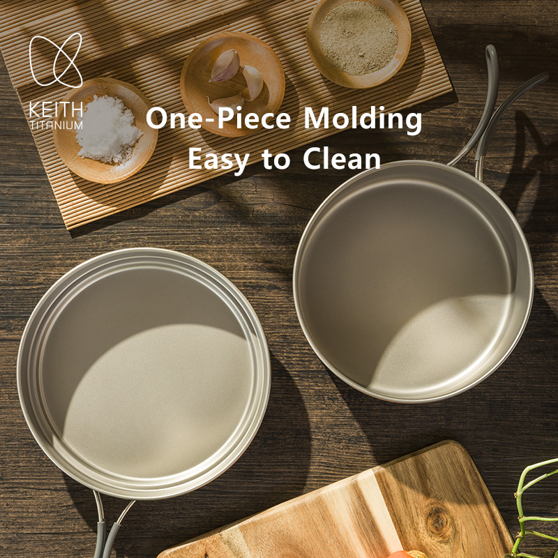 Keith Titanium Pot Set Outdoor - огляд і ціна Nesting Camping Cooking Set