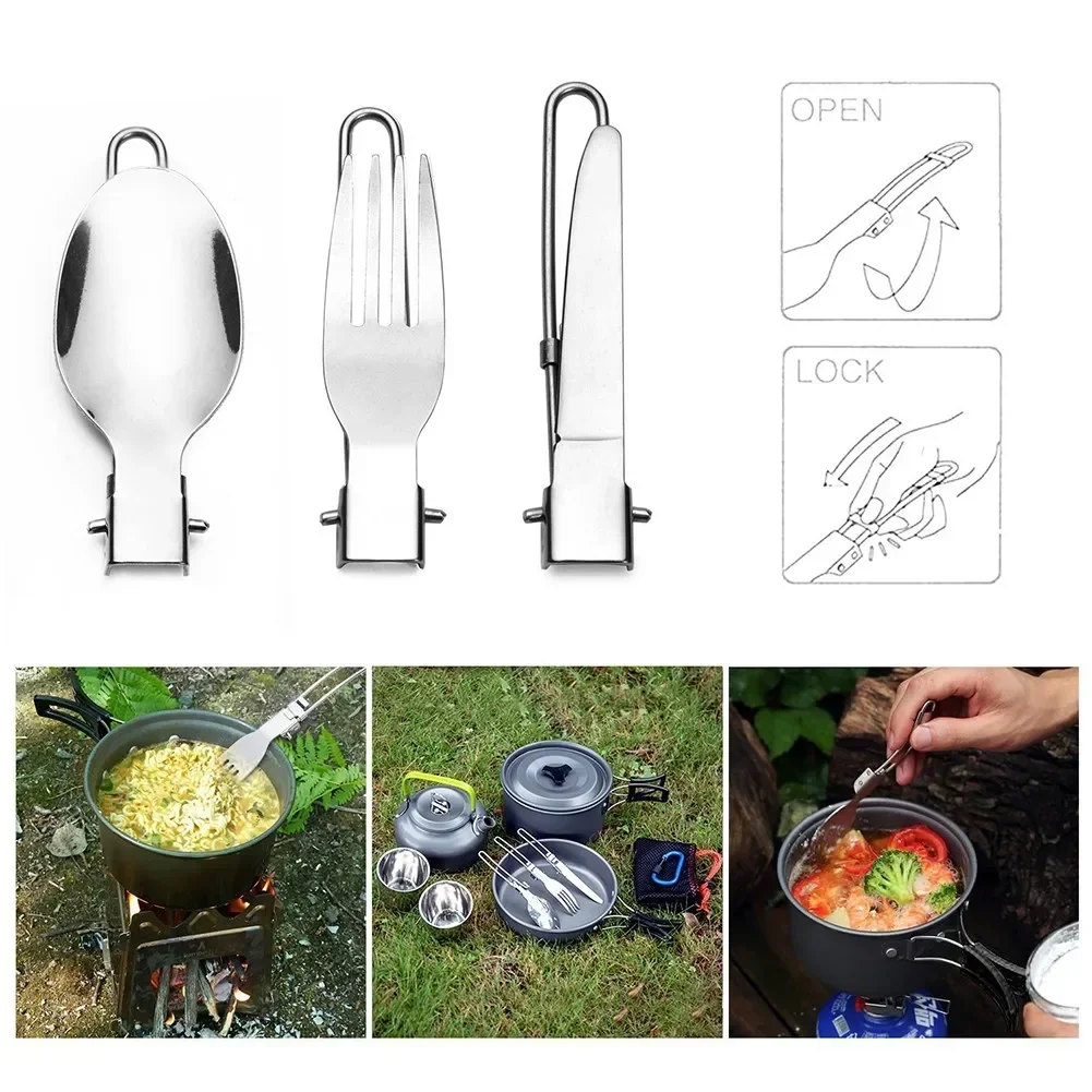 1 Set Outdoor Camping Picnic C - огляд і ціна Camping Cooking Set With Bag