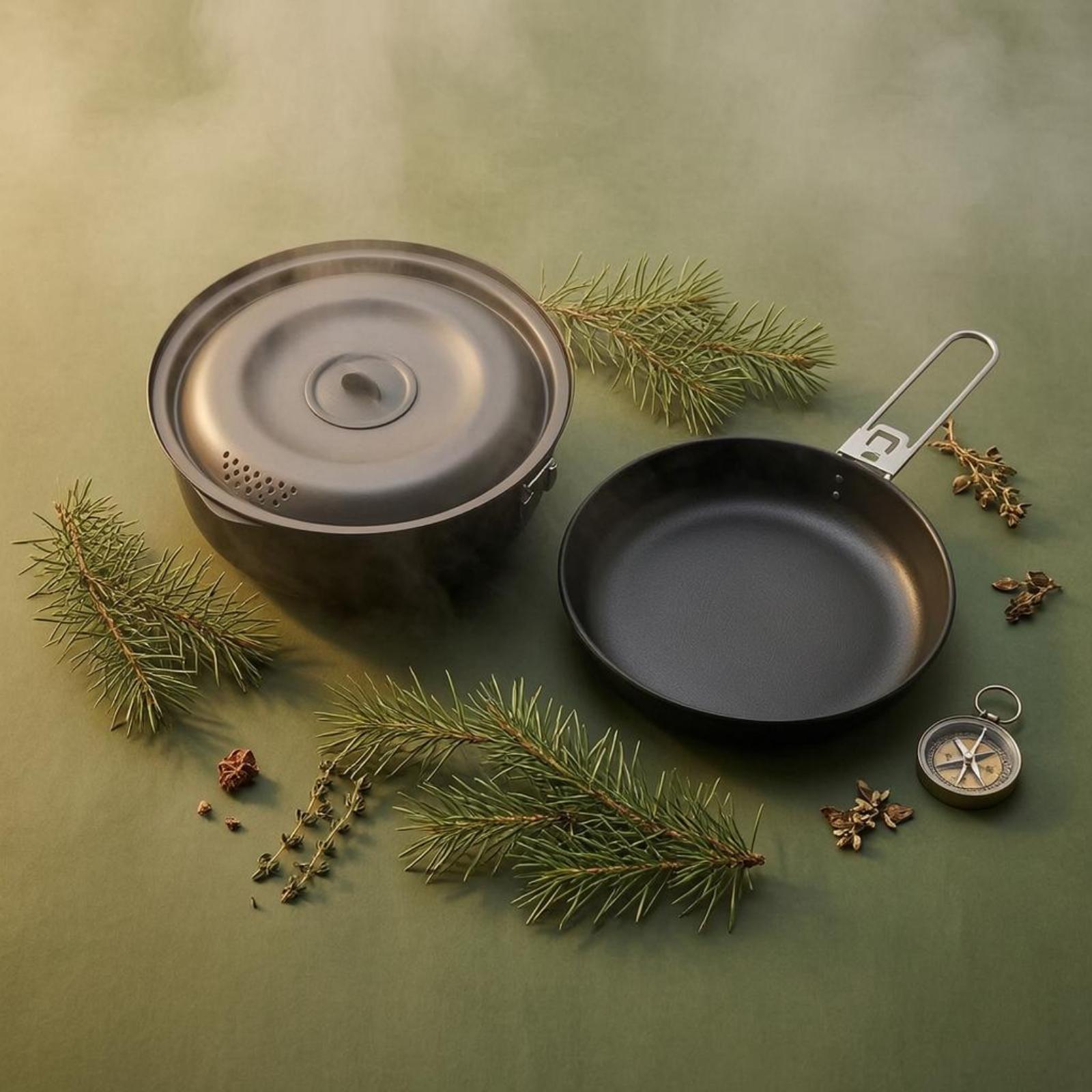 Outdoor Cooking Utensil Nonsti - огляд і ціна Nesting Camping Cooking Set