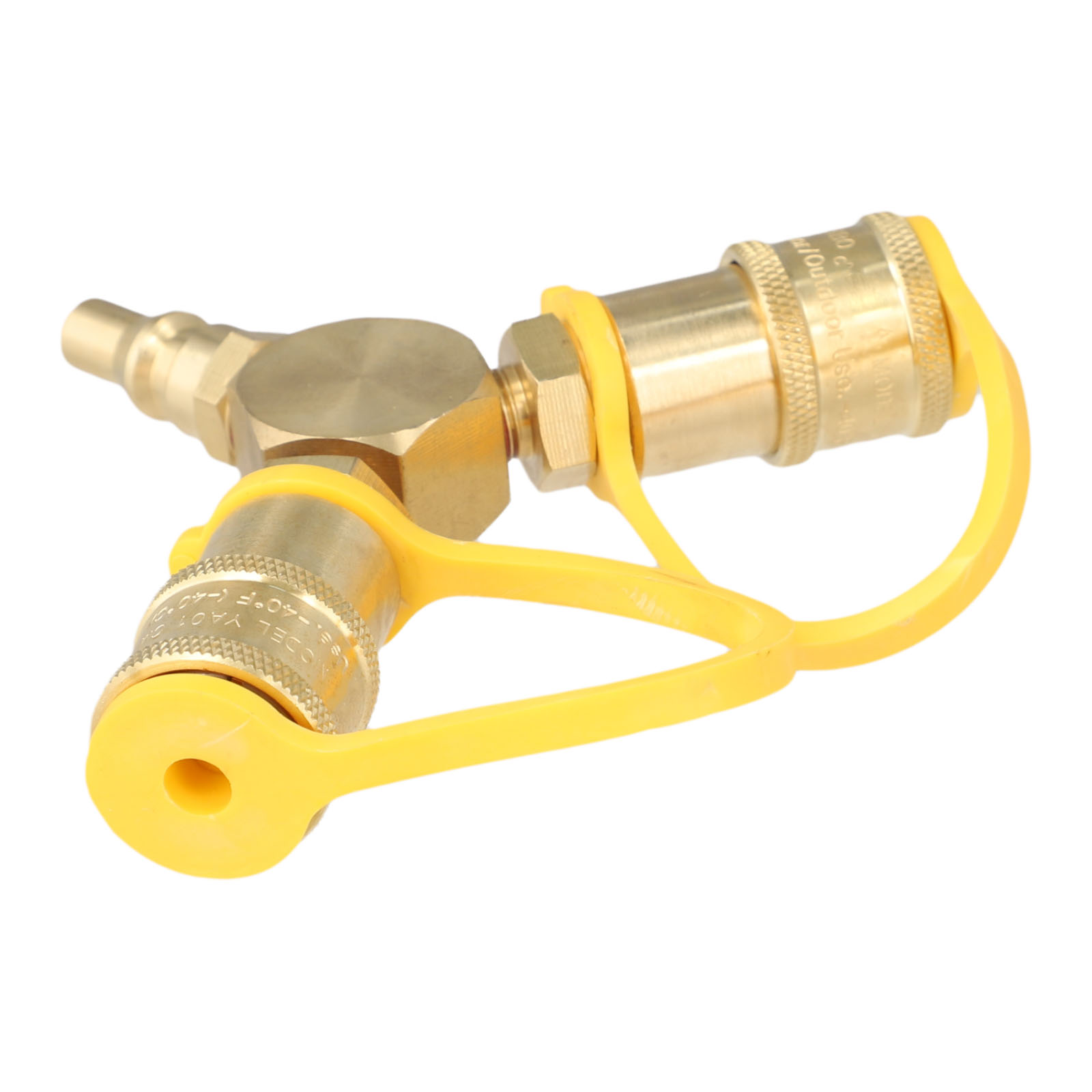 Brass 1/4 Inch Quick Connect Y - огляд і ціна Camping Cooking Propane