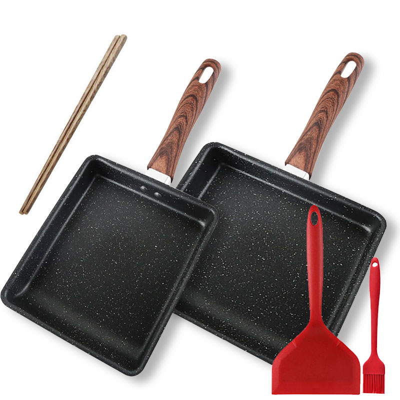 Japanese Omelette Pan Nonstick - огляд і ціна Camping Cooking Without Gas