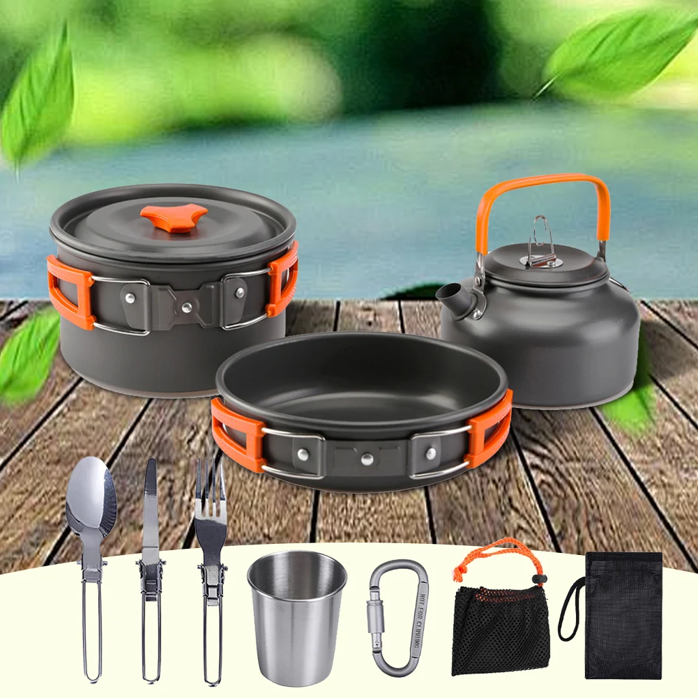 Camping Cookware Kit Kettle Po - огляд і ціна Camping Cooking Bowl