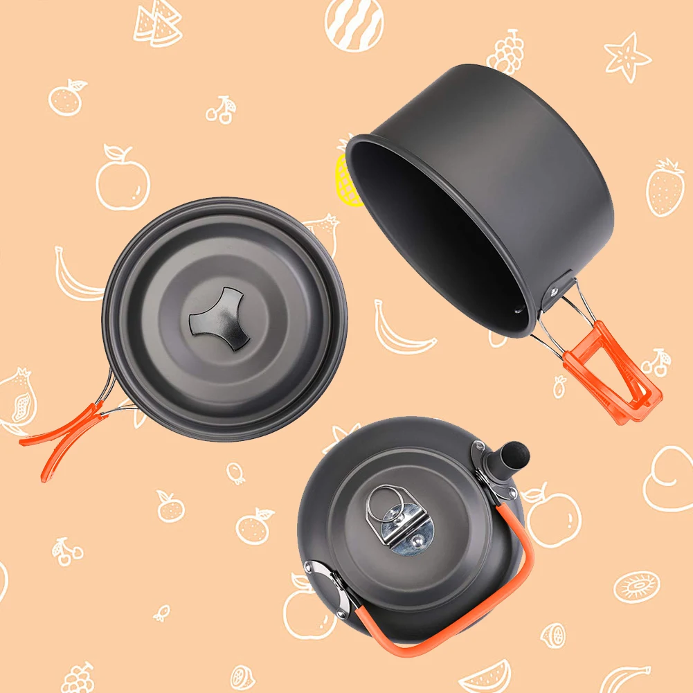 Camping Cookware Kit Kettle Po - огляд і ціна Camping Cooking Bowl