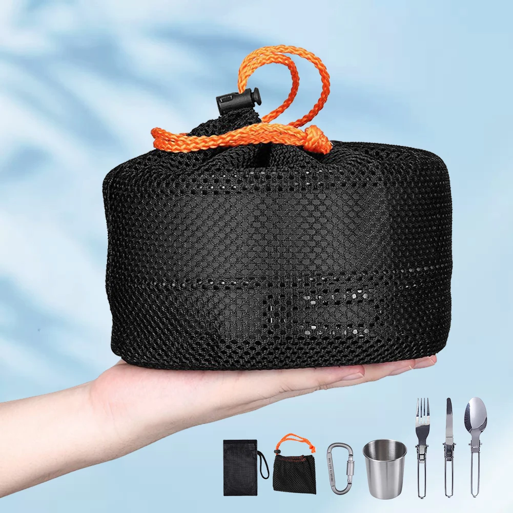 Camping Cookware Kit Kettle Po - огляд і ціна Camping Cooking Bowl