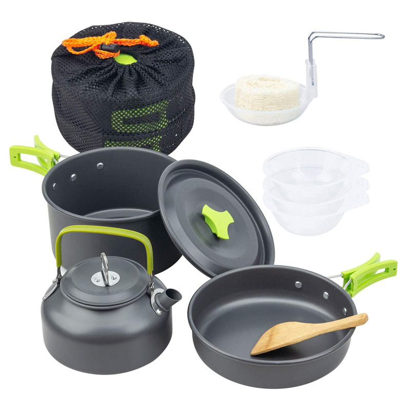 Outdoor Camping Cookware Kit A - огляд і ціна Camping Cooking Box Set