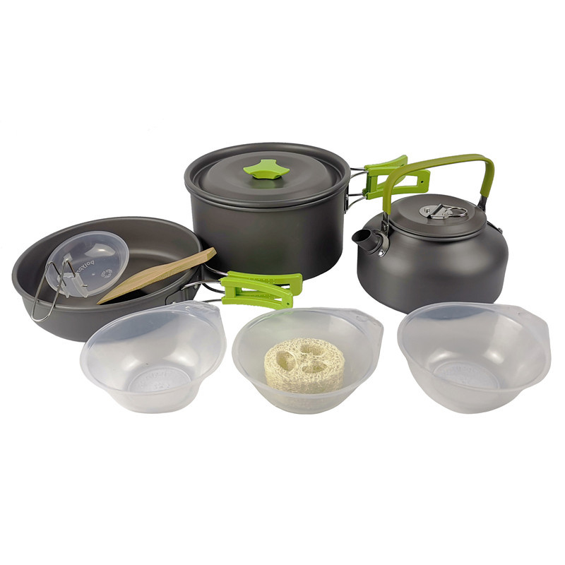 Outdoor Camping Cookware Kit A - огляд і ціна Camping Cooking Box Set