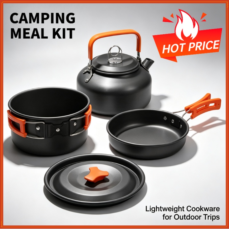 Camping Cooking set Camping Co - огляд і ціна Camping Cooking Set With Bag