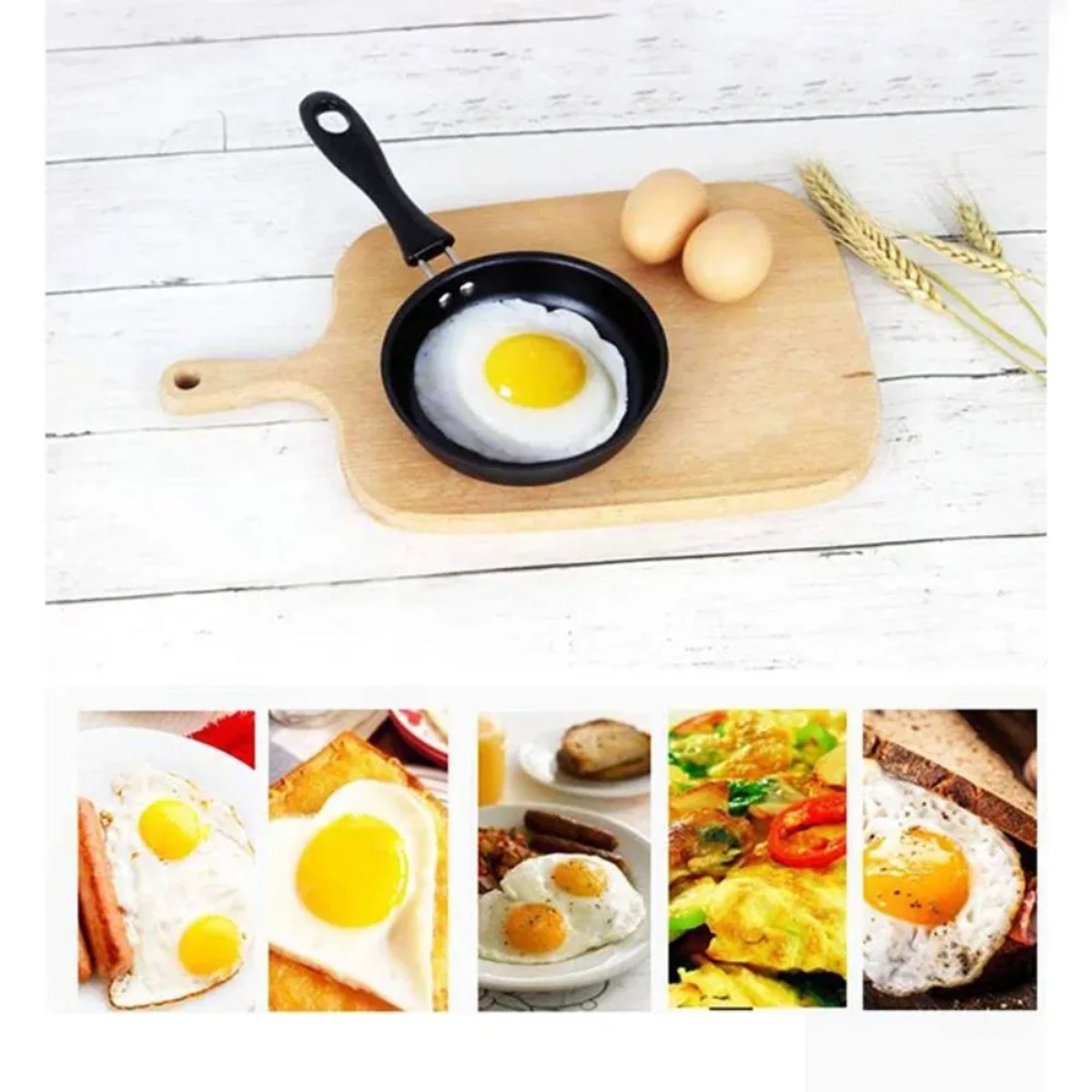 Mini Frying Pan with Handle Po - огляд і ціна Camping Cooking Without Gas