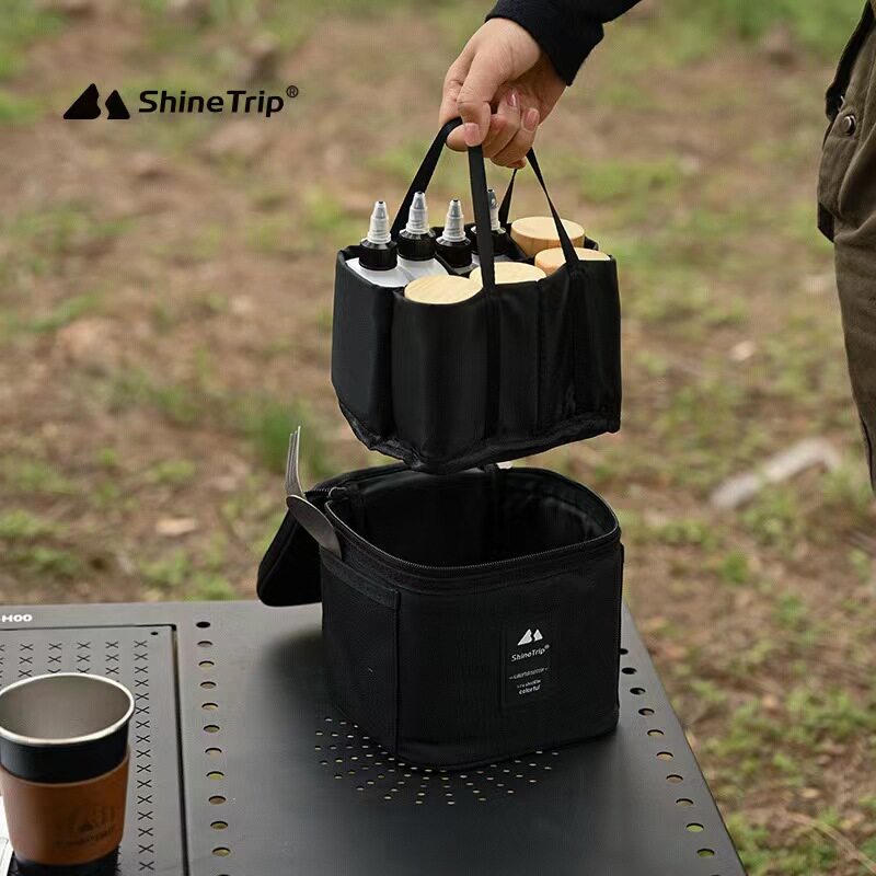 Seasoning Bottle Set Portable  - огляд і ціна Camping Cooking Set With Bag