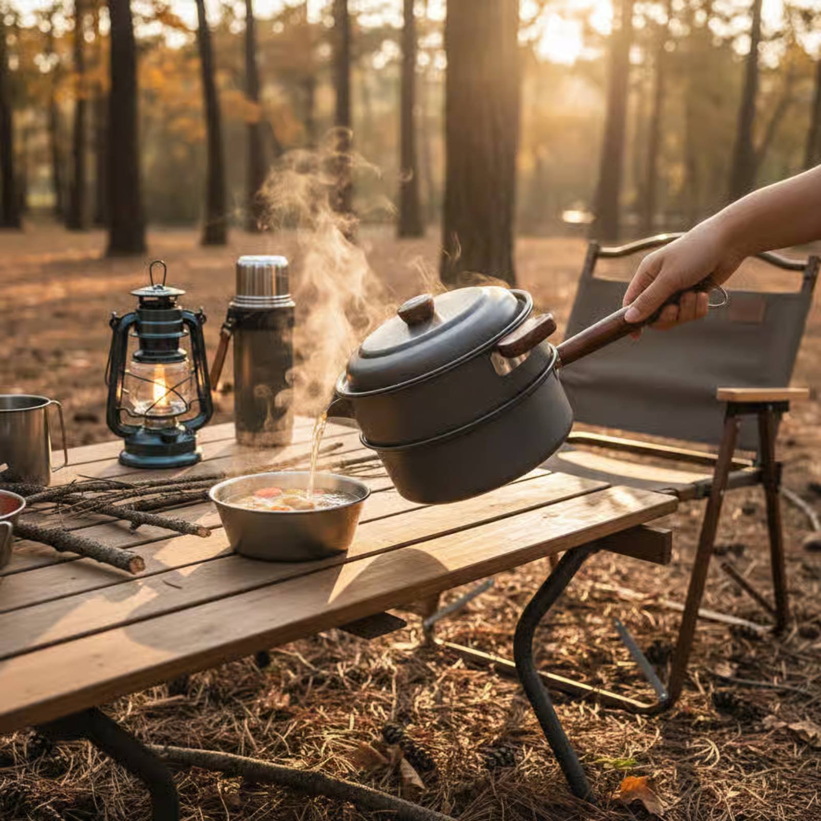 3 L 3L Outdoor Cooking Pot Lig - огляд і ціна Nesting Camping Cooking Set